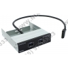 HighPoint RocketPanel 122 (Black,  3.5"панель, 2xUSB3.0)