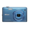 PhotoCamera Nikon CoolPix S5200 blue 16Mpix Zoom6x 3" 1080p 25Mb SDHC CMOS IS WiFi EN-EL19  (VNA283E1)