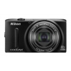 PhotoCamera Nikon CoolPix S9500 black 18Mpix Zoom22x 3" 1080p 23Mb SDHC SDHC IS HDMI WiFi GPS EN-EL12  (VNA261E1)