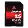 Флеш карта SDHC 16Gb Class10 Kingston SD10G3/16GB