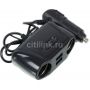 Разветвитель роз.прикуривателя Wiiix TR-04U2 2xSoc 2xUSB черный