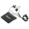 Наушники с микрофоном Monster iSport Immersion (Black, с регулятором громкости) <128700>