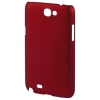 Футляр Rubber для Samsung Galaxy Note 2, прорезиненная поверхность, пластик, красный, Hama     [OhG] (H-87854)