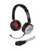 Гарнитура беспроводная Insomnia Wireless для Sony PS3, полноразмерная, оголовье, до 10 м, регулировка громкости, набор кабелей, черный/красный, Hama (H-51853)