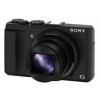 PhotoCamera Sony Cyber-shot DSC-HX50 black 18.2Mpix Zoom30x 3" 1080p SDHC MS Pro Duo CMOS Exmor R IS opt rotLCD VF HDMI 3D NP-FH50 (DSCHX50B.RU3)
