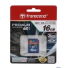 Карта памяти SDHC 16Gb Transcend Class10 UHS-I 300x Premium (TS16GSDU1)