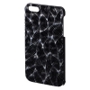 Футляр Magic для Apple iPhone 5, пластик, рисунок "фолио", черный,  Hama     [ObG] (H-119195)