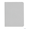 Чехол Jet.A IC10-26N для Apple iPad NEW, iPad 2 и 4 Smart Cover  (Чехол из натуральной 100% мягкой кожи, работает как подставка) Белый/Серый