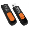 Флеш Диск A-Data 8Gb AUV120 AUV120-8G-RBO USB2.0 черный/оранжевый