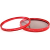 Набор фильтров Polaroid MC UV+CPL 52мм red (PLFILUVCPLKR52)