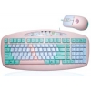 A4-TECH MYKIDS KEYBOARD+OPTICAL MOUSE <KBS-6135BP> (Детская кл-ра PS/2+Мышь USB/PS2, 3кн, ROLL)