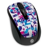 Мышь Wireless Mobile Mouse3500 Mac/Win USB ER  оптическая/беспроводная, цветная, дизайнерская коллекция (GMF-00346) (MSMR-WMM3500Art Lyon)