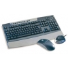 CHERRY WIRELESS KEYBOARD+MOUSE CYBO@RD PLUS BLACK EDITION (Кл-ра ERGO,М/Мед,PS/2,FM+Мышь 3кн, ROLL,PS/2,FM)