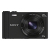 PhotoCamera Sony Cyber-shot DSC-WX300 black 18Mpix Zoom20x 3" 1080p SDXC MS Pro Duo IS 3D WiFi Li-Ion  (DSCWX300B.RU3)