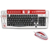 Thermaltake Office Keyboard&Mouse Xaser Edition <A1806-Silver>(Кл-ра М/Мед,Roll,PS/2+Мышь Optical,3кн,Roll,USB)