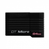Флеш Диск Kingston 64Gb DataTraveler Micro DTMCK/64GB-YAN USB2.0 черный