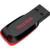 Флеш Диск Sandisk 64Gb Cruzer Blade SDCZ50-064G-B35 USB2.0 черный/красный