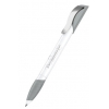 Шариковая ручка HATTRIX METALL CLEAR SENATOR, бело-серая, цвет чернил синий (-S2179w/grey)