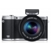 PhotoCamera Samsung NX300 KIT black/silver 20.3Mpix 18-55mm 3.31" 1080p SDHC CMOS IS rotLCD VF RAW HDMI WiFi Комплект с объективомLi-Ion  (EV-NX300ZBSTRU)