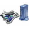 TRENDnet <TK-210K> 2-port USB&PS/2 KVM Switch with Audio Kit (USB+PS/2+Audio+Mic+VGA 15pin)(+2 кабеля)