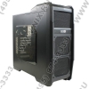 Minitower FOX <9606BU> Black ATX 550W  (24+4+6пин),  с  окном
