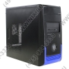 Miditower FOX <6820BU> Black-Blue microATX450W (24+4+6пин)