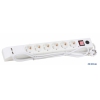 Сетевой фильтр Buro BU-SP1.8_USB/W 1.8м (6 розеток) белый 2 порта USB (2 x 1A)