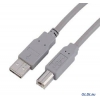 Кабель Hama  USB 2.0 A-B (m-m), 1.8 м, *, серый  H-45021