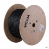 Кабель VCOM (VNC1146-CU) FTP 4 пары кат. 5e (катушка 305м) для внешней прокладки, с тросом