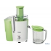 Соковыжималка электрическая Bosch MES20G0 700Вт, материал:пластик, цвет: белый/ зеленый, 2 скорости, большое загр. отверстие, емкость для сока 1,25л,