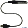 Лампочка для ноутбука на гибкой ножке ORIENT-L22B3, USB, 3 светодиода, выключатель
