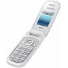 Мобильный телефон Samsung GT-E1272 белый раскладной 2Sim 1.77" 128x160 GSM900/1800 MP3 FM (GT-E1272RWASER)