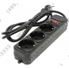 Сетевой фильтр Gembird <SPGF3-B-6PPB Black> <1.8м> (  3  розетки  )