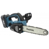 Makita <BUC250RDE> Аккум. цепная пила (500 м/мин, 250 мм, шаг цепи 3/8", 36V, 2600мАч Li-Ion  х2, кейс)