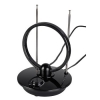 Антенна комнатная, активная, TV/FM/DVB-T, 36 дБ, 30 - 950 МГц, черный, Hama     [OxY] (H-121650)
