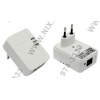 TRENDnet <TPL-308E2K> Powerline 200 AV Nano Adapter Kit (2  адаптера,  1UTP  10/100Mbps)