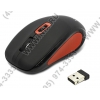 OKLICK Wireless Optical Mouse <425MW> <Black-Red> (RTL)  USB 4btn+Roll <748198>