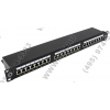 Patch Panel 19" 1U FTP 24 port кат.6 5bites <LY-PP6-14> разъём KRONE&110 (dual  IDC) экранированная