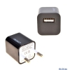 Зарядное устройство/адаптер питания USB от эл.сети Orient PU-2301, выход 5В/1000мА, белый