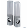 Мини аудио система Perfeo PF-WDS1-SV "Water Dancing", 2.0, мощность 2х3 Вт, серебр, USB