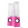 Мини аудио система Perfeo PF-WDS1-Pi  "Water Dancing", 2.0, мощность 2х3 Вт, розовый, USB