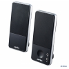 Мини аудио система Perfeo PF-050-SV 2.0, мощность 2х2,5 Вт (RMS), чёрн-серебр, USB