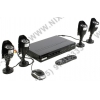KGUARD <NS801-4CW214H-w/oHDD> (DVR 8 Video In, 200FPS,LAN,USB2.0,RS-485 + 4 cam  мет,защ F=3.6,24LED)