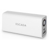Мобильный аккумулятор Escada PB4401 4400mAh 2,1A белый