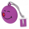 Флеш Диск Emtec 8Gb Smiley ECMMD8GSW101 USB2.0 Yum Yum пурпурный
