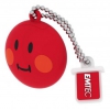 Флеш Диск Emtec 8Gb Smiley ECMMD8GSW102 USB2.0 Shame красный