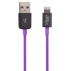 Кабель Ifrogz UniqueSync Lightning-USB фиолетовый 1m (IF-SYC-PRP)