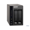 Сетевой накопитель QNAP TS-221  Сетевой накопитель с двумя отсеками для жестких дисков. Marvell 2,0 ГГц