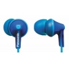 Наушники вкладыши Panasonic RP-HJE125E-A 1.1м синий проводные (в ушной раковине)