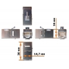 Модуль Lanmaster LAN-KCP45S6A RJ-45 Screened Cat 6A Keystone